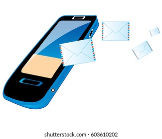 Telephone sends messages