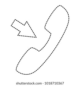 telephone service with arrow signal