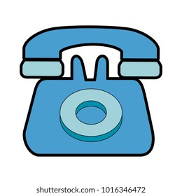 telephone service isolated icon
