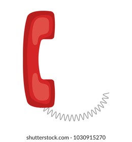 telephone service isolated icon