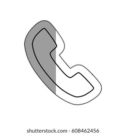 telephone service isolated icon