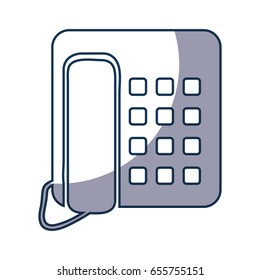 telephone service isolated icon