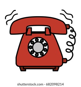 telephone service isolated icon