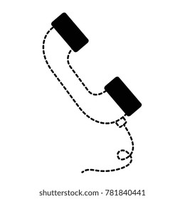 telephone service isolated icon