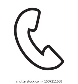 telephone service isolated icon vector illustration