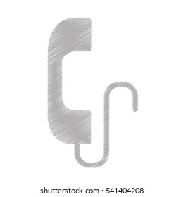 telephone service isolated icon vector illustration design