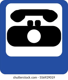  Telephone sign