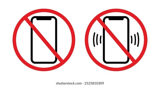 telephone sign is prohibited, symbol is prohibited from ringing the telephone