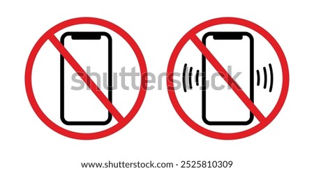 telephone sign is prohibited, symbol is prohibited from ringing the telephone