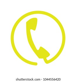 Telephone sign vector