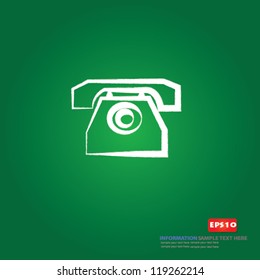 Telephone sign,Vector