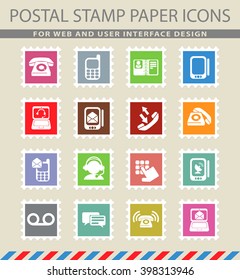 Telephone  simply symbols for web and user interface