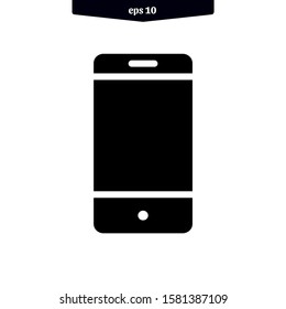 Telephone smart phone icon vector illustration logo. EPS 10