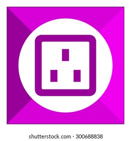 Telephone socket icon