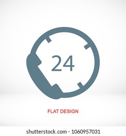 telephone support vector, stock vector illustration flat design style