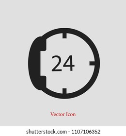 telephone support vector, stock vector illustration flat design style