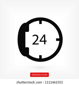 telephone support vector, stock vector illustration flat design style