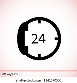 telephone support vector, stock vector illustration flat design style