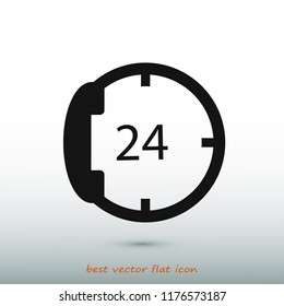 telephone support vector, stock vector illustration flat design style