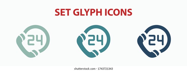 telephone support web icon vector