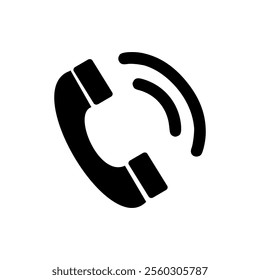 Telephone symbol. Phone call icon. Vector illustration. 