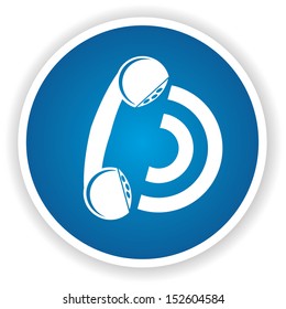 Telephone symbol,vector