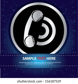 Telephone symbol,vector