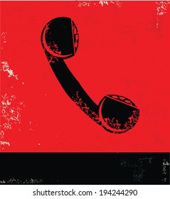 Telephone symbol,vector