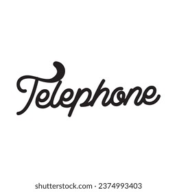 texto telefónico sobre fondo blanco.