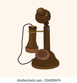 telephone theme elements 