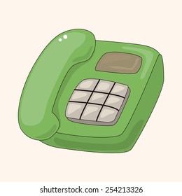 telephone theme elements 