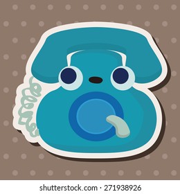 telephone theme elements
