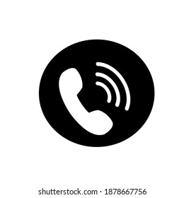 Telephone , vector design on white background.vintage style.