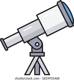 telephone vector flat line icon 