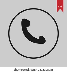 telephone vector graphics illustration, can be used for icons, web logos, even application logos.