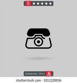 telephone vector icon