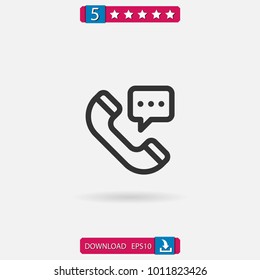 telephone vector icon