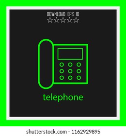telephone vector icon