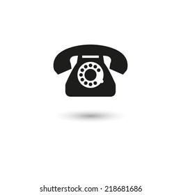 telephone  - vector icon