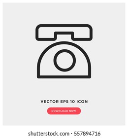 Telephone vector icon
