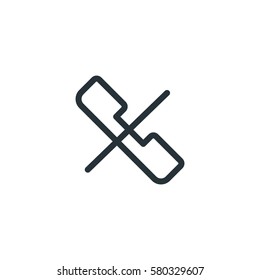 Telephone vector icon