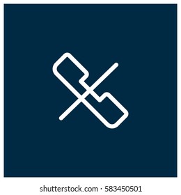 Telephone vector icon