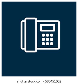 Telephone vector icon