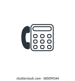Telephone vector icon