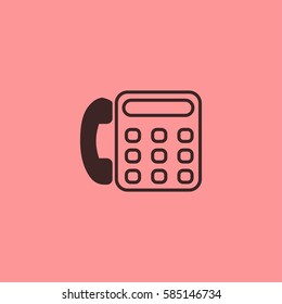 Telephone vector icon