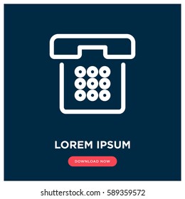 Telephone vector icon