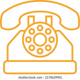 Telephone vector icon. Can be used for printing, mobile and web applications.