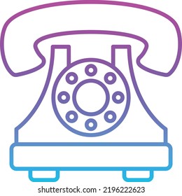 Icono del vector del teléfono. Se puede usar para imprimir, móviles y aplicaciones web.