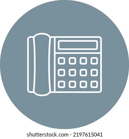 Icono del vector del teléfono. Se puede usar para imprimir, móviles y aplicaciones web.