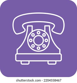 Telephone vector icon. Can be used for printing, mobile and web applications.